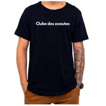 Imagem de Camiseta Frase Clube Dos Exaustos Criativa Engraçada - Loja Click Camp