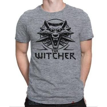 Imagem de Camiseta The Witcher Geralt De Rívia Blusa Lobo Série Jogos - KING OF 