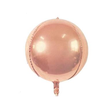 Imagem de Balão de Festa Metalizado 18" 45cm - Orbz Rose - 1 unidade - Rizzo - P