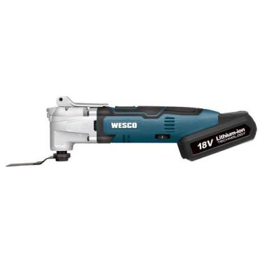 Imagem de Multiferramenta Oscilante 18v com Bateria 2AH Wesco Ws2355, Azul