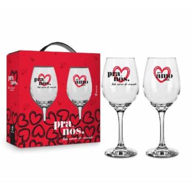 Imagem de Kit Taças Windsor  Presente Dia Dos Namorados Romântico Love - BRASFOO
