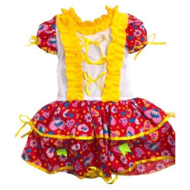 Imagem de Vestido Infantil Caipira Festa Junina - CRISTINA, PP P M G GG   