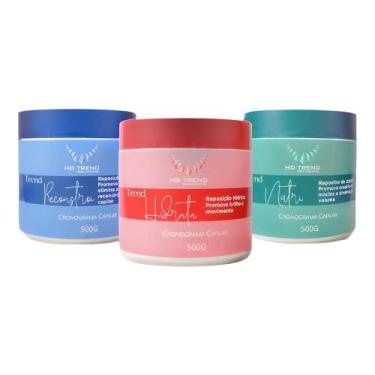 Imagem de Kit Cronograma Capilar Trend 3x500g - HD TREND