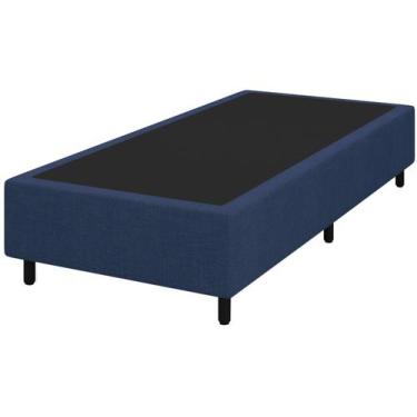 Imagem de Base Cama Box Solteiro Plumatex Colchões 37x88x188cm Alfa Maxx, Preto 