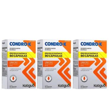 Imagem de Kit 3 Condro-k Colágeno Tipo 2 90 Cápsulas - Katigua