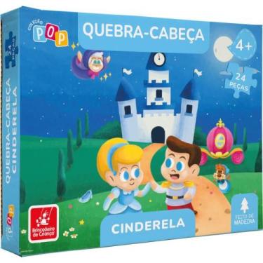 Imagem de QUEBRA-CABEÇA Madeira Cinderela 24 Peças - Brinc Crianca
