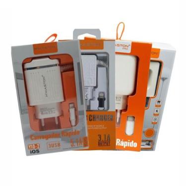 Imagem de KIT 18 Carregadores H'maston/A'gold Lingtning/Iphone (3.1=6)(3.1 C.Rem
