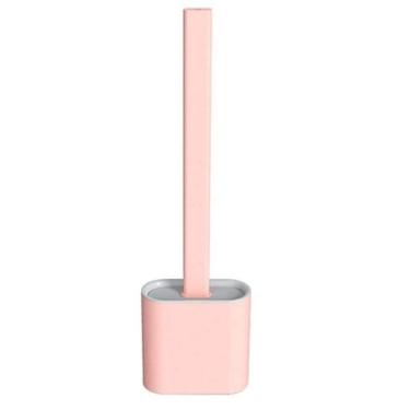 Imagem de Escova de Limpar Quina Cantos Vaso Sanitário Privada Banheiro em Silic