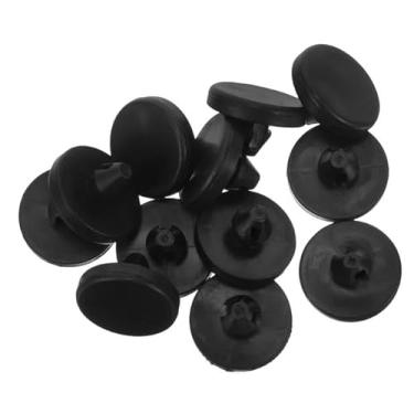 Imagem de 10 peças de batente de interruptor de freio preto, use parada de pedal de freio de segurança, freio automotivo de caminhão, freio de pedal de pedal, freio de rolha de interruptor de luz, travão de