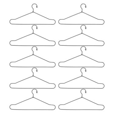 Imagem de 10 Pçs Cabides de Roupas de Boneca, Conjunto de Organizador Conveniente de Metal Em Miniatura Decorações de Guarda-roupa de Boneca Presentes para o Dia das Crianças de Natal