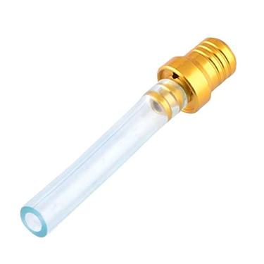 Imagem de Tampa de combustível universal para motocicleta, gasolina, gasolina, válvulas bidirecionais, mangueiras de ventilação para motocross, quadriciclo, Dirt Pit Bike(dourado)