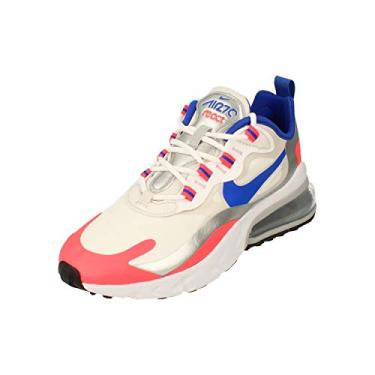 Imagem de Nike Tênis de corrida feminino Air Max 270 React Cw3094, Branco Racer azul flash Crimson 100, 9.5