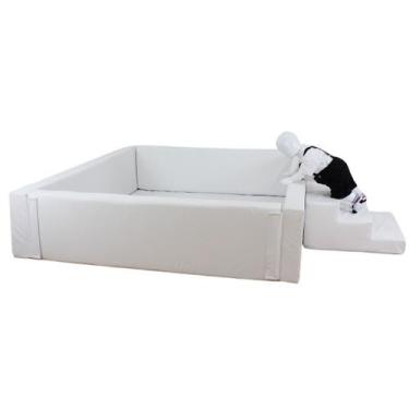 Imagem de Piscina Quebra-Cabeças 1m80 x 1m40 x 40cm com Escada 60cm x 60cm x 30c