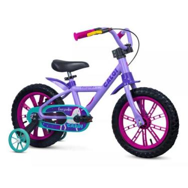 Imagem de Bicicleta Infantil Caloi Aro 14 Cecizinha a partir 4 anos, 14", Colori
