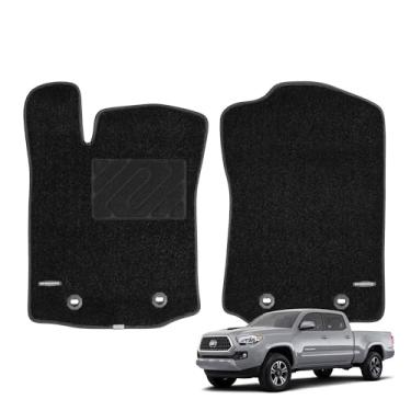 Imagem de WENNEBIRD Tapetes superiores para Toyota Tacoma 2016-2023, tapetes de espessura de 0,6 polegadas, revestimentos de piso antiderrapantes premium para todos os climas - 2 peças