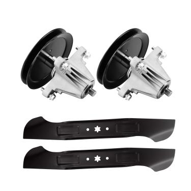 Imagem de 46 inch Deck Rebuild Kit Spindle 918-06977 Blade 742-04244 for MTD Cub Cadet XT1-LT46 XT2-LX46 T225 T240 T2800 T3100 T8600