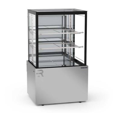 Imagem de Vitrine Refrigerada 75 cm 2 Prateleiras Titanium Premium Inox VTPRR750 2P 220V - Refrimate