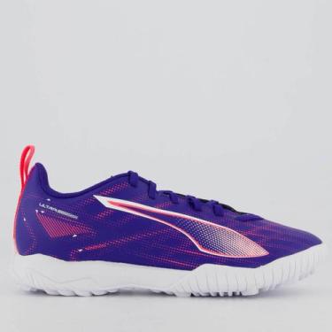 Imagem de Chuteira Puma Ultra 5 TT Society Juvenil Roxa, 36