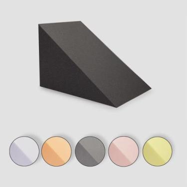 Imagem de Travesseiro Triangular Anatômico Sem Capa Apoio Encosto Costa Leitura 