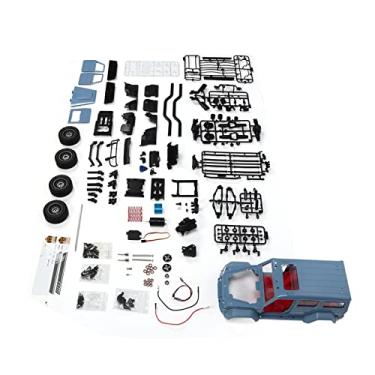 Imagem de Caminhão RC Offroad, Estrutura Estável, Carro de Controle Remoto, Pneu de Borracha, Azul, Fácil de Jogar para Exterior (MN86K)