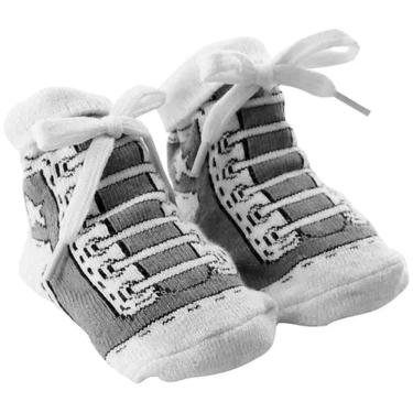 Imagem de Meia Para Bebês Tênis Sapatinho Antiderrapante 0 a 12 Meses