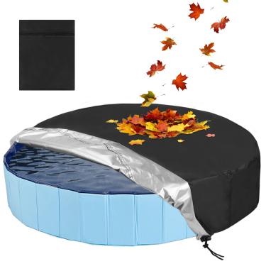 Imagem de Rypet Capa de piscina para cães de 200 cm, dobrável, redonda, para animais de estimação, capas de piscina dobráveis para animais de estimação, acessórios de piscinas para cães e banheiras