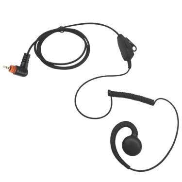 Imagem de Fone de ouvido de vigilância giratório C com microfone PTT com isolamento de ruído para fone de ouvido de segurança compatível com Motorola Radios SL300 SL3500e SL7550 TLK100 TLK110 Series