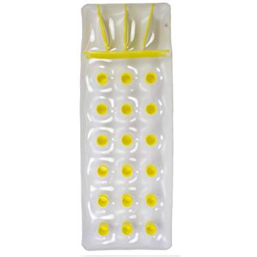 Imagem de Poolmaster Colchão inflável clássico de bolso francês para adultos, amarelo