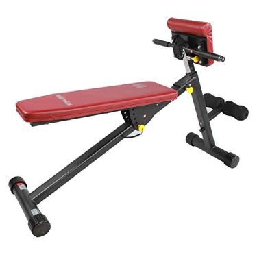 Imagem de Banco de peso, mesa dominal multifuncional, prancha supina, cadeira romana, bíceps, músculos traseiros, banco de exercícios