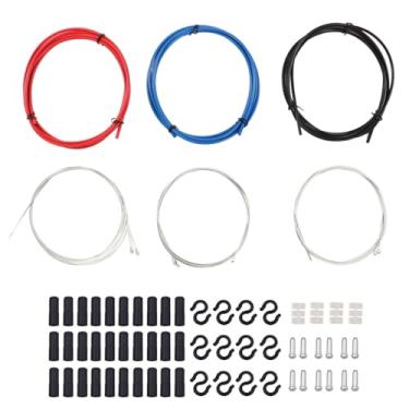 Imagem de Mangueira De Freio De Bicicleta De Aço Carbono Nylon Durável Hidráulica Linha De Freio Kit para Estrada Bicicleta Dobrável Bicicleta 3 Cores 533g