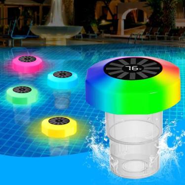 Imagem de Atualização 3 em 1 do Solar Pool Chlorine Floater JOWHOL 2025
