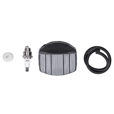 Imagem de Ar Filtro Filtro De Combustível Linha De Combustível Conjunto De Plugue De Ignição Alta Qualidade Durável Motosserra Manutenção Kit Compatível com 357 357XP 359 Jardim Ferramenta
