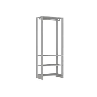 Imagem de Módulo para Closet 1 Cabideiro 3 Prateleiras Yes Nova Mobile