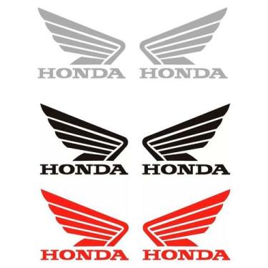 Imagem de Adesivo Logo Asa Honda Cores - Serjão Parts