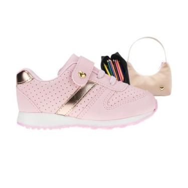 Imagem de Tênis infantil de Menina Tam 20 ao 34 - Tênis Princesa Helena + Estojo