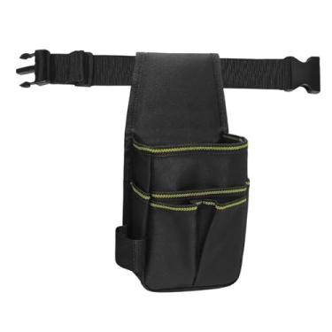 Imagem de ShengQuanHao Cinto de ferramentas de eletricista, bolsa de cintura para ferramentas de jardinagem, organizador de de reparo, bolsa para construtores
