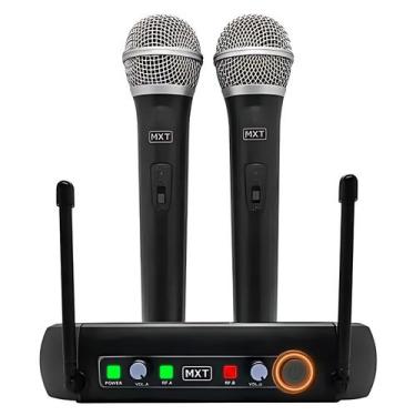 Imagem de Microfone duplo digital sem fio UHF-202 MXT profissional