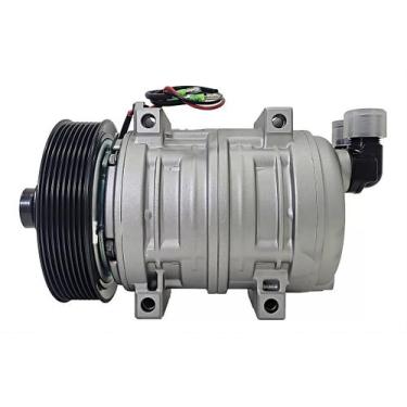 Imagem de Compressor De Ar Condicionado Tm21 24v Polia 8pk - KLASSE AUTO PARTS