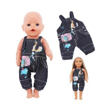 Imagem de Roupas De Boneca De Pelúcia Preta, Capa De Chuva Para Boneca De 43cm, 