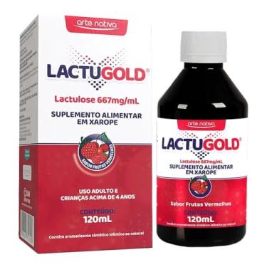 Imagem de Kit 10 Lactugold Lactulose Regulador Intestinal Fibra Ameixa Sabor Ameixa
