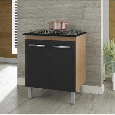 Imagem de Balcão para Cooktop de 5 bocas Jade 4 Bocas Savana Off White - Moblis