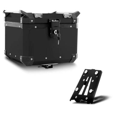 Imagem de Baú Moto Alumínio Top Case 35 Litros + Base de Fixação Super Adventure