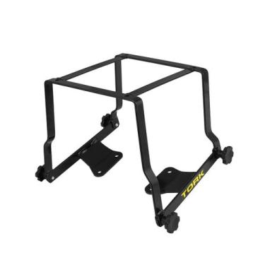 Imagem de Suporte Baú 80L 135L Cromo Forte Removível Ybr 125 Factor 2009 À 2013,