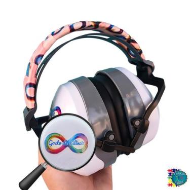 Imagem de Abafador de ruidos para Autistas Infinity Pink Branco de 26 DB - Coleç