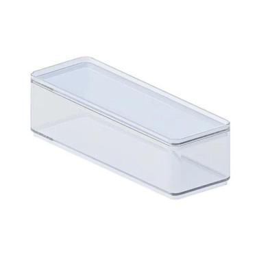 Imagem de Caixa Organizadora Design Moderno Minimalista Com Tampa Empilhável Prá