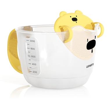 Imagem de Copos medidores de líquido, 4 copos medidores de plástico de 1000 ml para líquidos, copos medidores para casa e cozinha