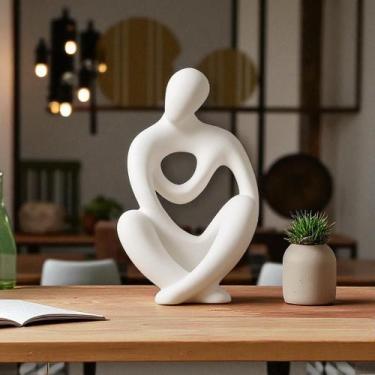 Imagem de Escultura - "Essência do Silêncio" - 4 Dimension, Branco