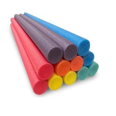 Imagem de Kit Floty 10 Unid Boia De Piscina Espaguete Flutuador 165x6cm