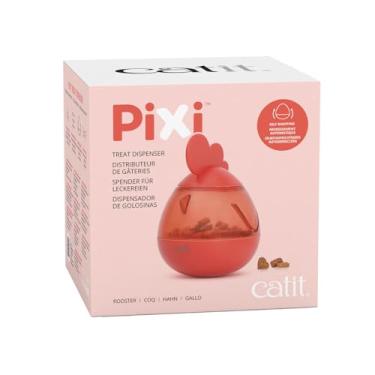 Imagem de Catit Dispensador de petiscos PIXI, brinquedo interativo para gatos, galo