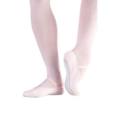 Imagem de Sapatilha Meia-Ponta Sola Inteira, Lona, Só Dança F22, Rosa, 30